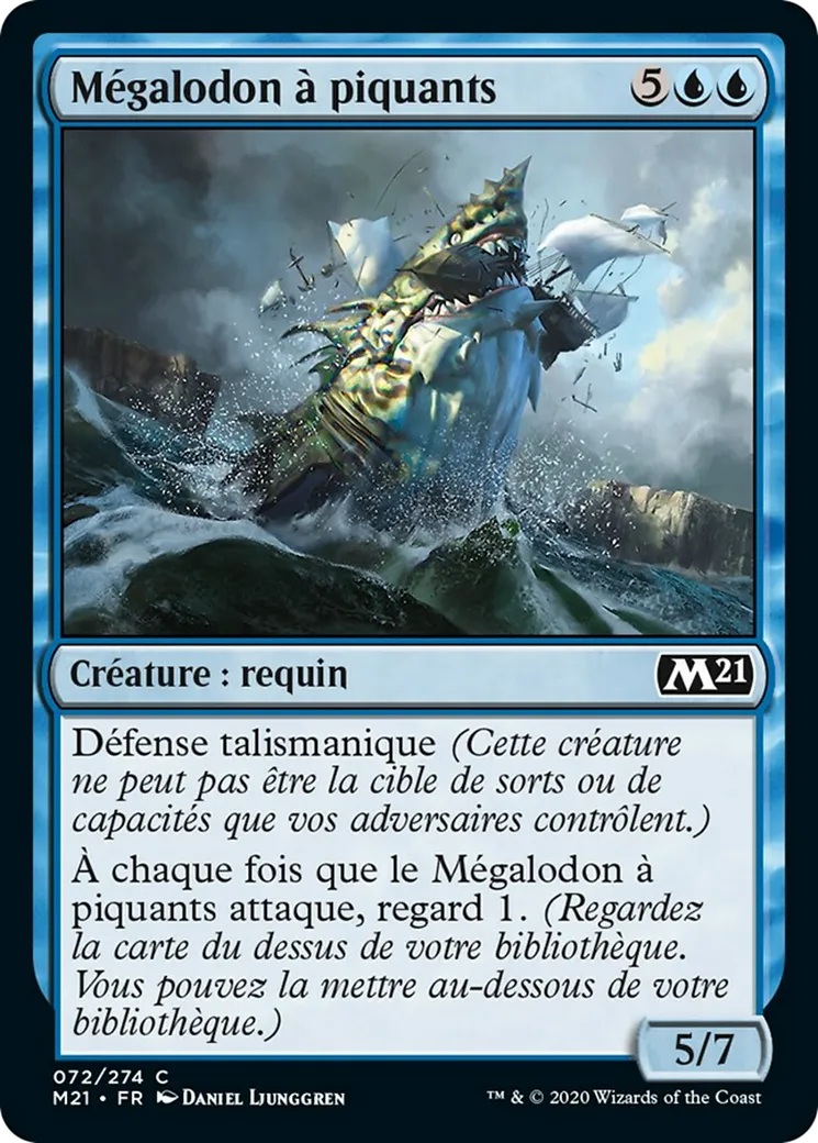 Mégalodon à piquants — Core Set 2021 — Magic: The Gathering
