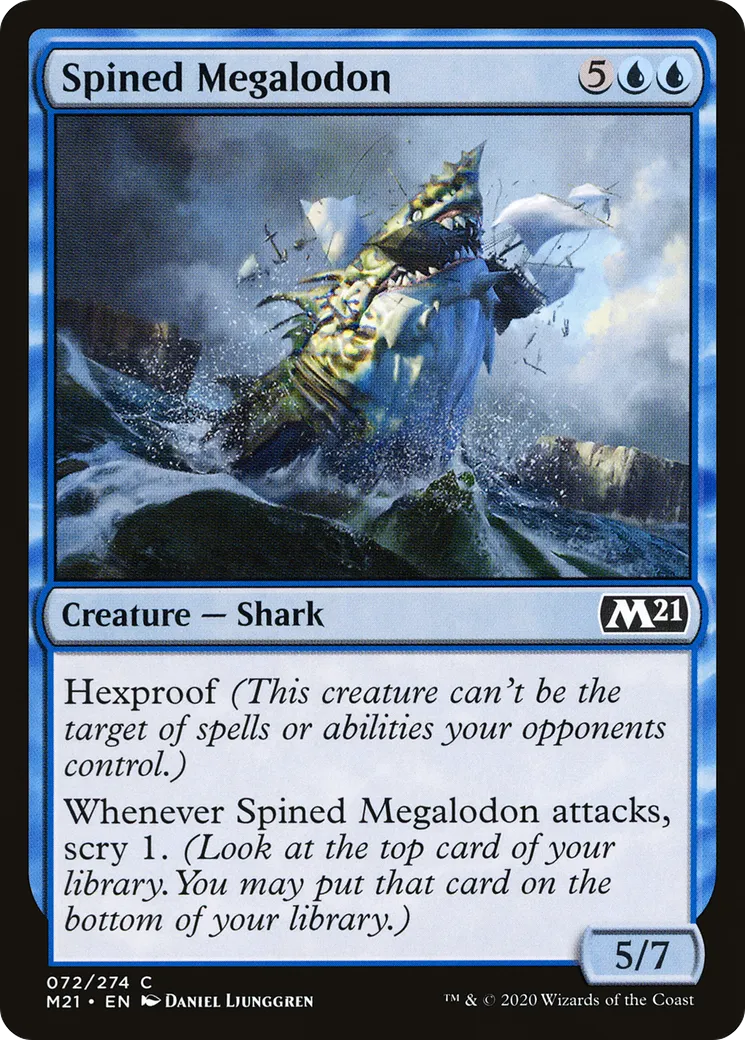 Spined Megalodon — Core Set 2021 — Magic: The Gathering