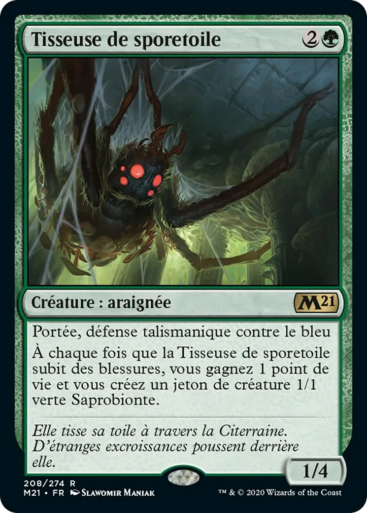 Tisseuse de sporetoile — Core Set 2021 — Magic: The Gathering