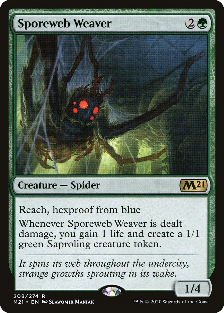 Sporeweb Weaver — Core Set 2021 — Magic: The Gathering
