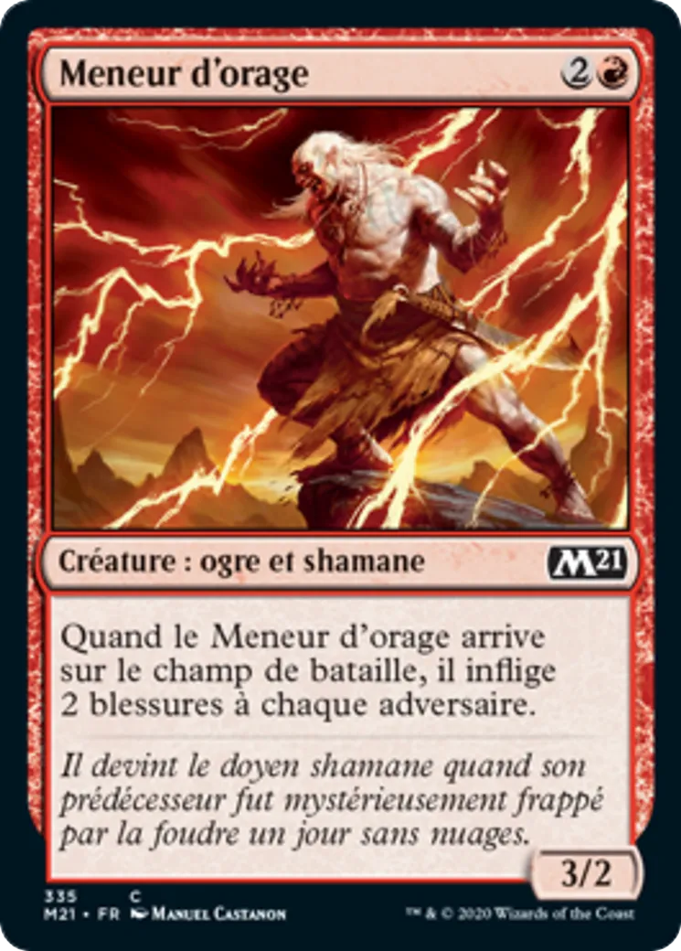 Meneur d'orage — Core Set 2021 — Magic: The Gathering