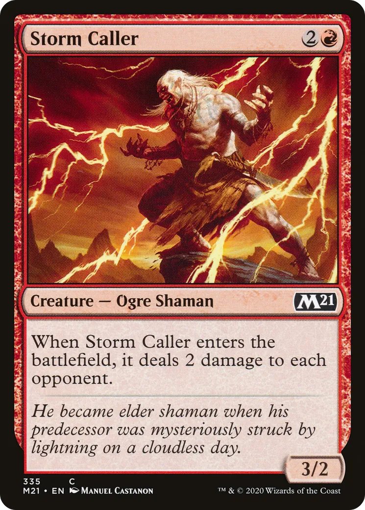 Storm Caller — Core Set 2021 — Magic: The Gathering