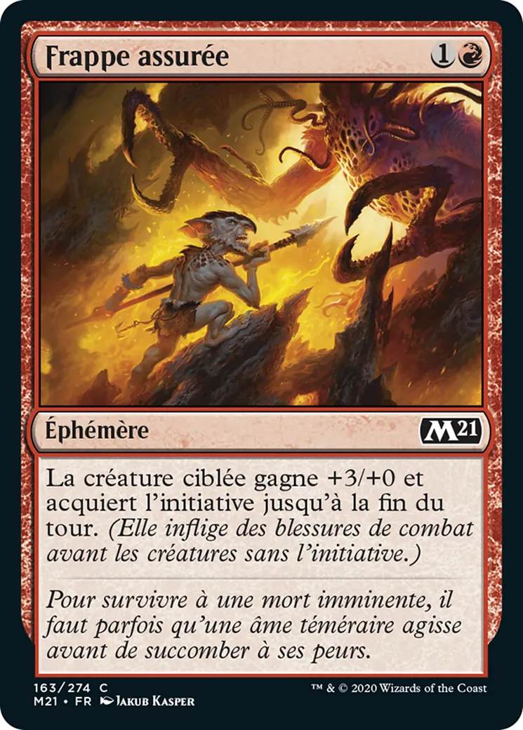 Frappe assurée — Core Set 2021 — Magic: The Gathering