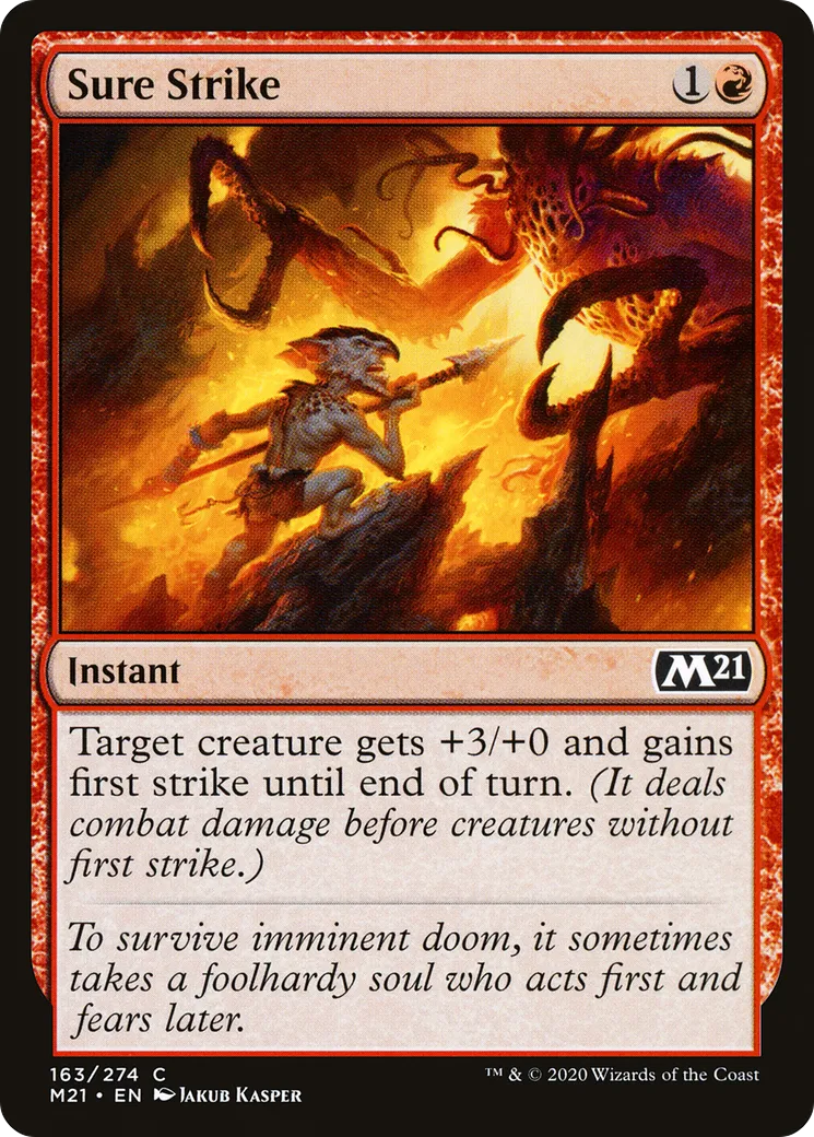 Frappe assurée — Core Set 2021 — Magic: The Gathering