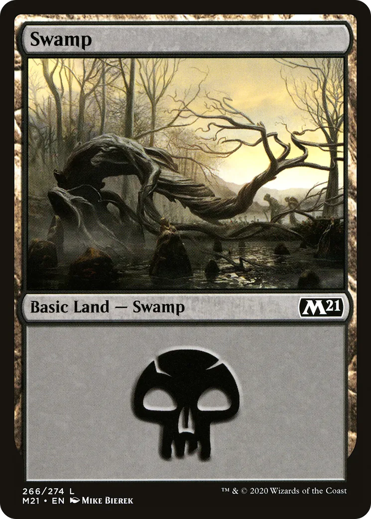 Swamp — Core Set 2021 — Magic: The Gathering