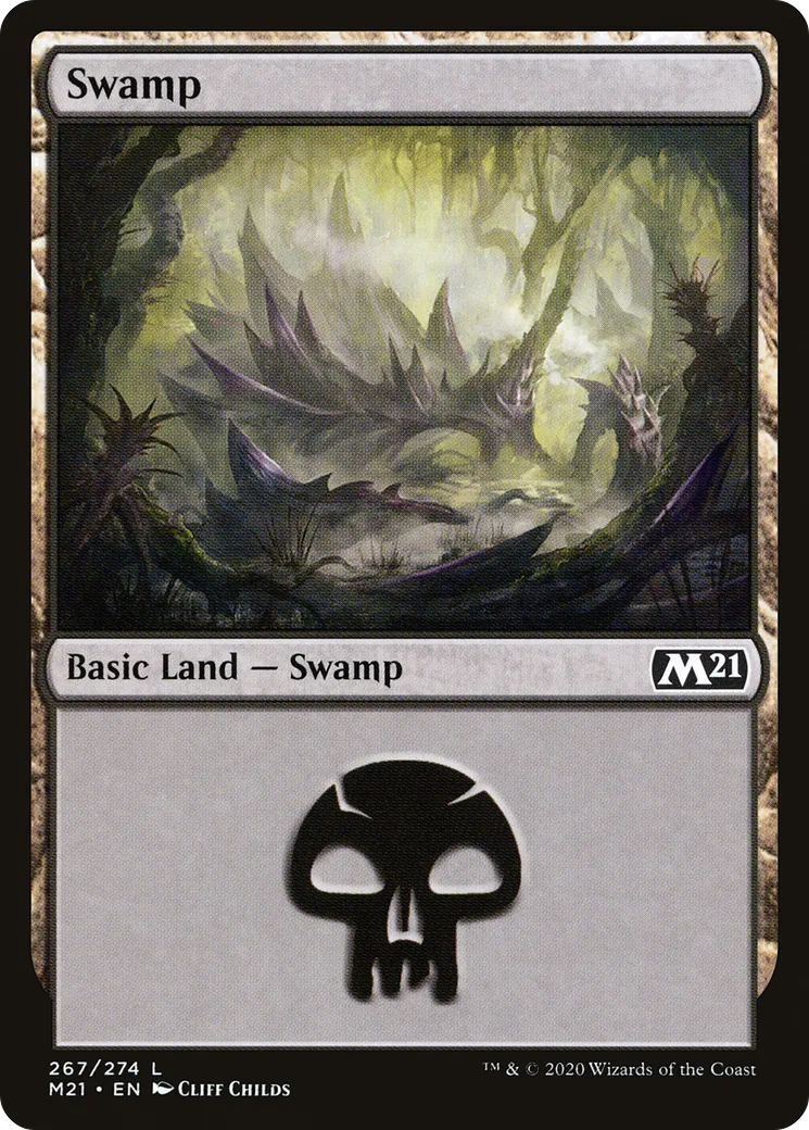 Swamp — Core Set 2021 — Magic: The Gathering