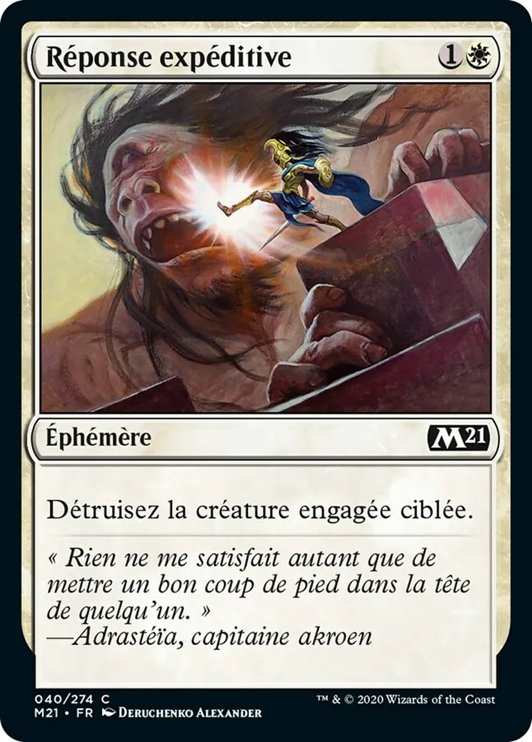 Réponse expéditive — Core Set 2021 — Magic: The Gathering