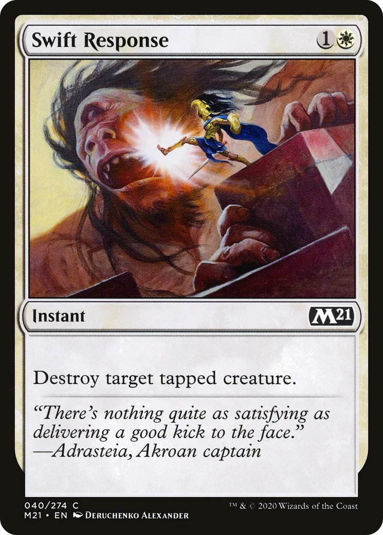 Swift Response — Core Set 2021 — Magic: The Gathering
