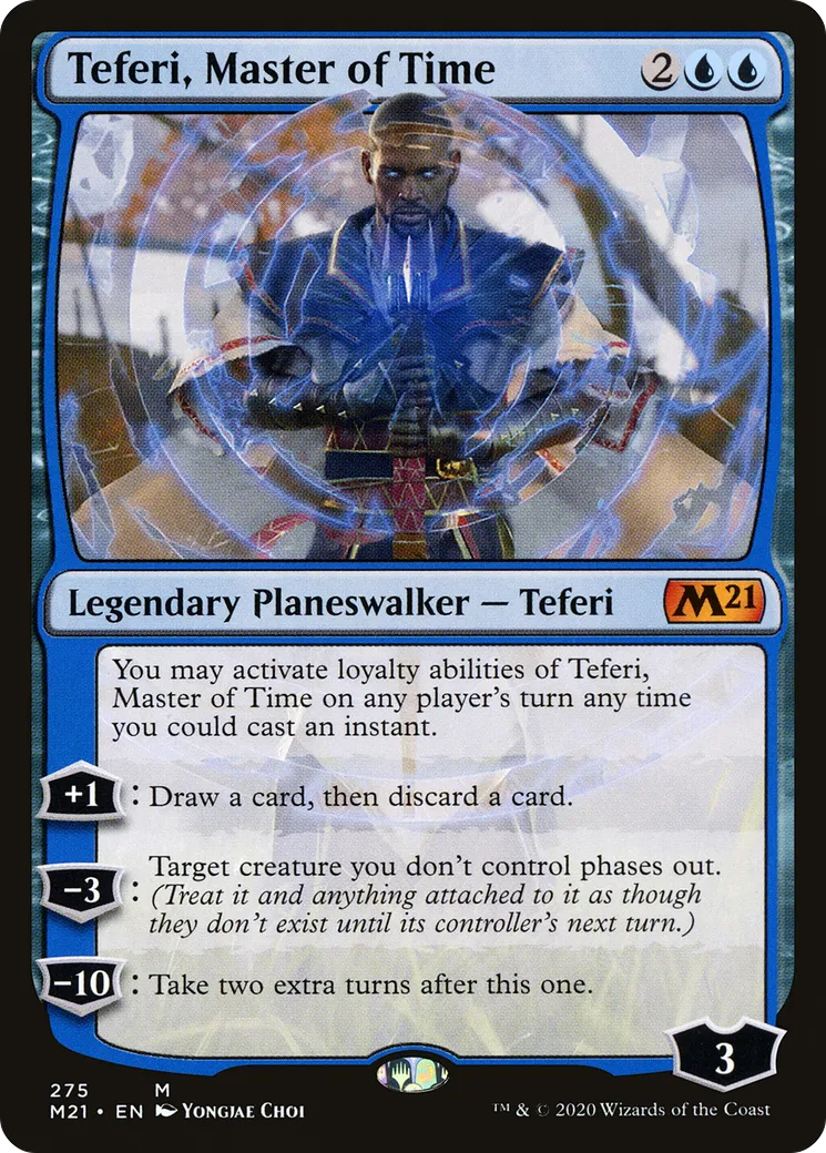 Teferi, Master of Time — Core Set 2021 — Magic: The Gathering