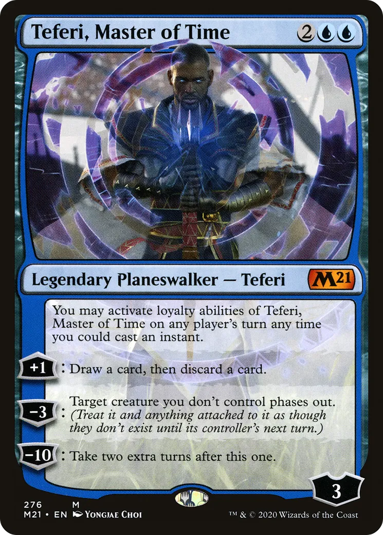 Teferi, Master of Time — Core Set 2021 — Magic: The Gathering