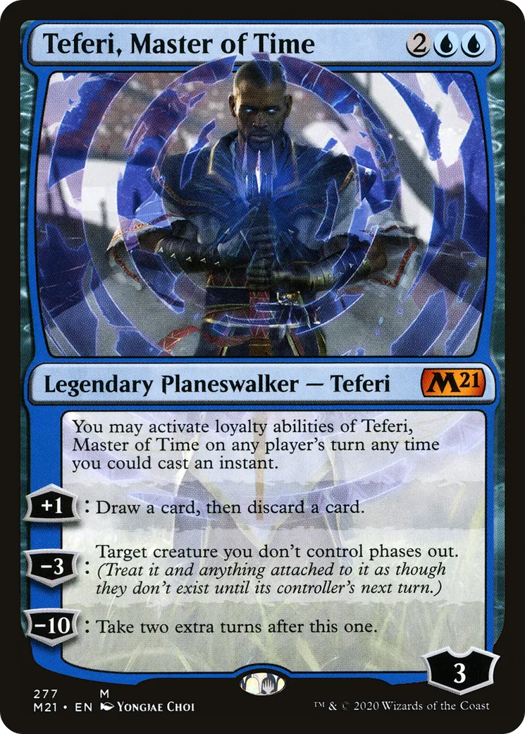Teferi, Master of Time — Core Set 2021 — Magic: The Gathering