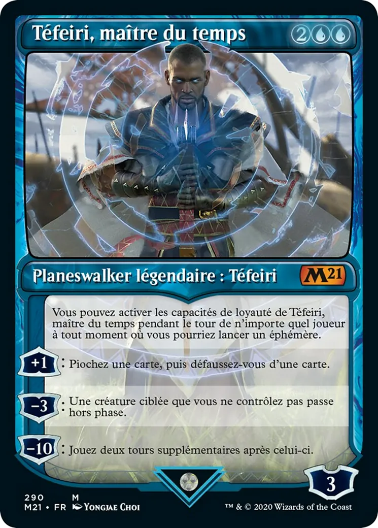 Téfeiri, maître du temps — Core Set 2021 — Magic: The Gathering