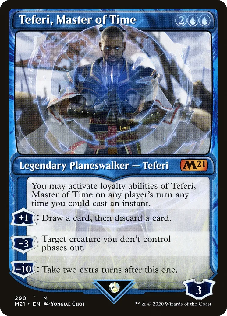 Teferi, Master of Time — Core Set 2021 — Magic: The Gathering