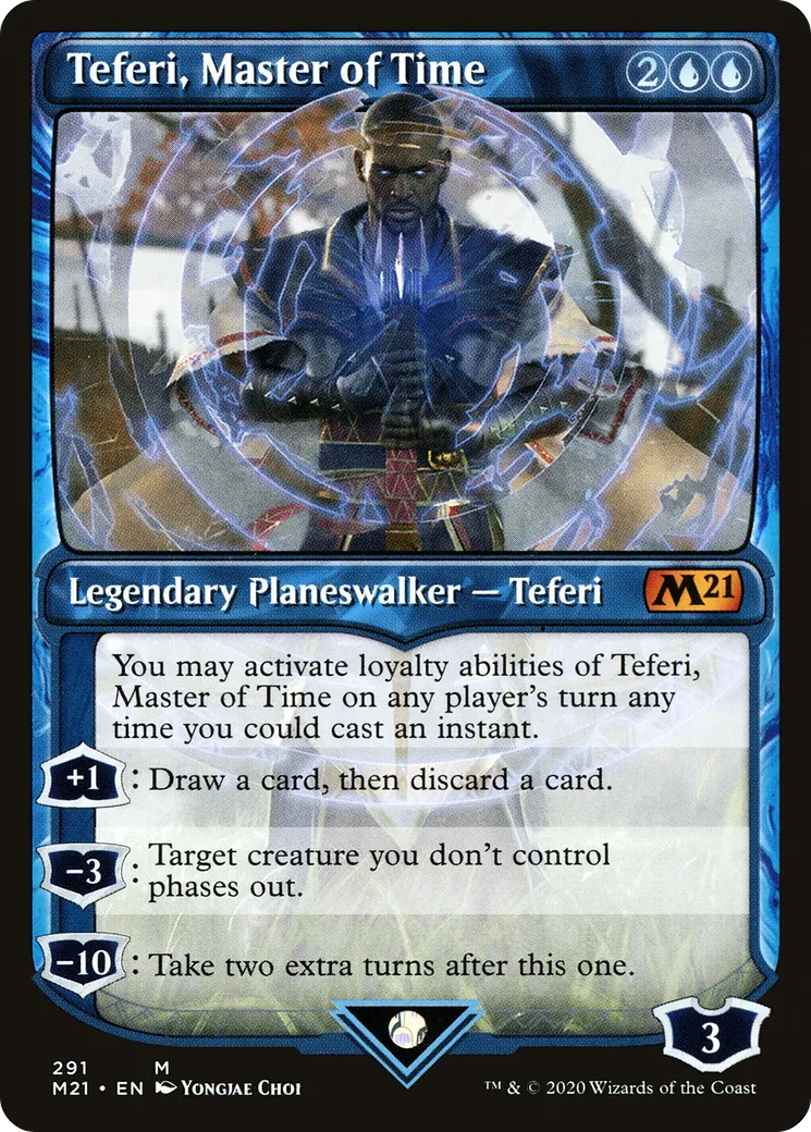 Teferi, Master of Time — Core Set 2021 — Magic: The Gathering
