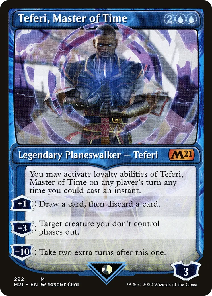 Teferi, Master of Time — Core Set 2021 — Magic: The Gathering