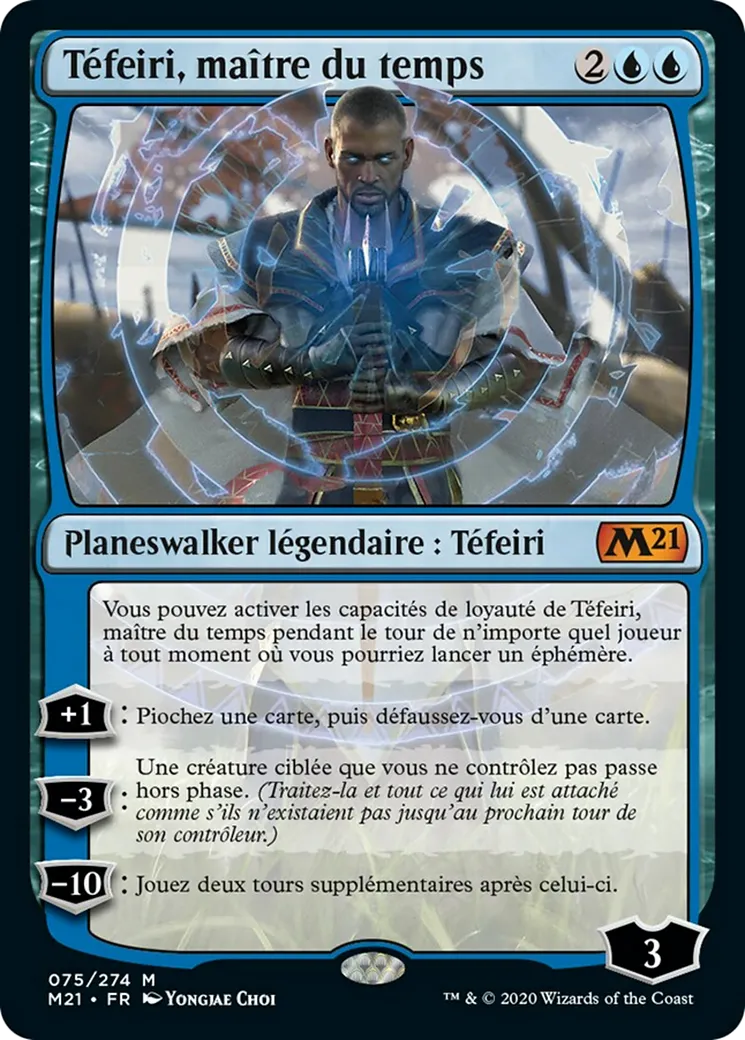 Téfeiri, maître du temps — Core Set 2021 — Magic: The Gathering