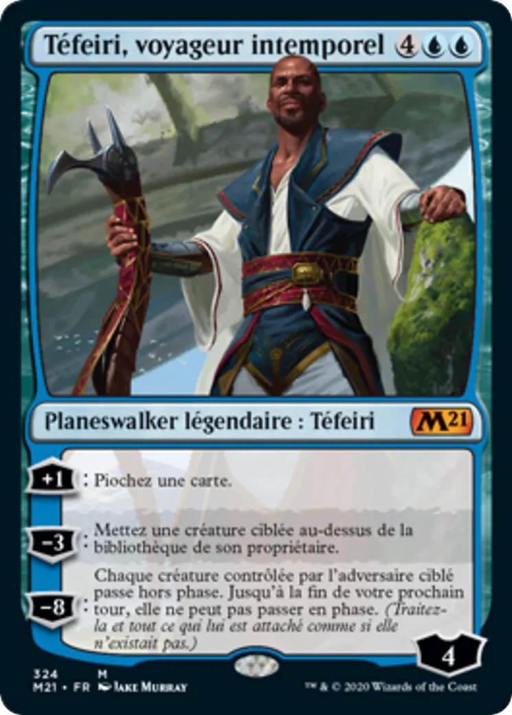 Téfeiri, voyageur intemporel — Core Set 2021 — Magic: The Gathering