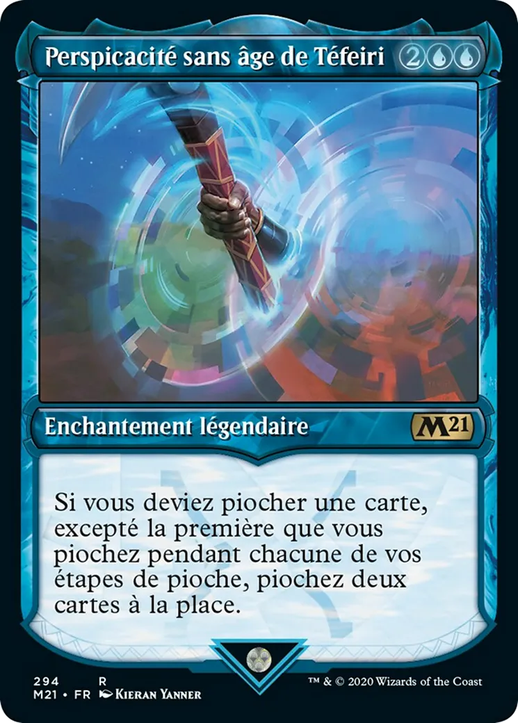 Perspicacité sans âge de Téfeiri from Core Set 2021 - Magic: The Gathering