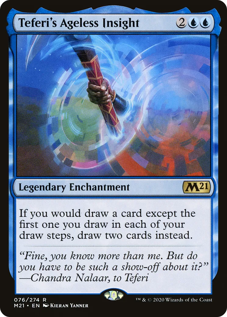 Teferi's Ageless Insight — Core Set 2021 — Magic: The Gathering