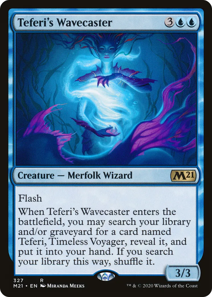 Teferi's Wavecaster — Core Set 2021 — Magic: The Gathering