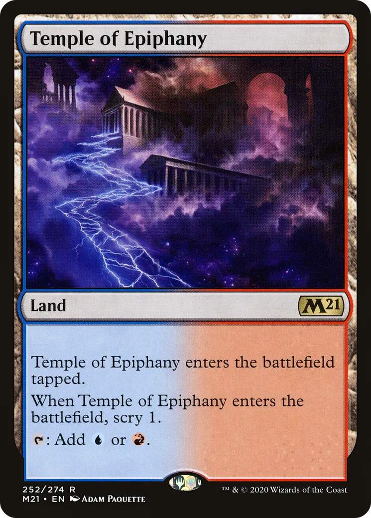 Temple of Epiphany — Core Set 2021 — Magic: The Gathering