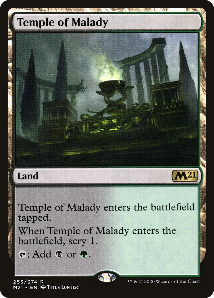 Temple of Malady — Core Set 2021 — Magic: The Gathering