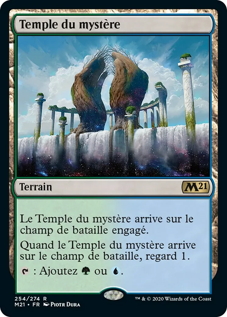 Temple du mystère — Core Set 2021 — Magic: The Gathering