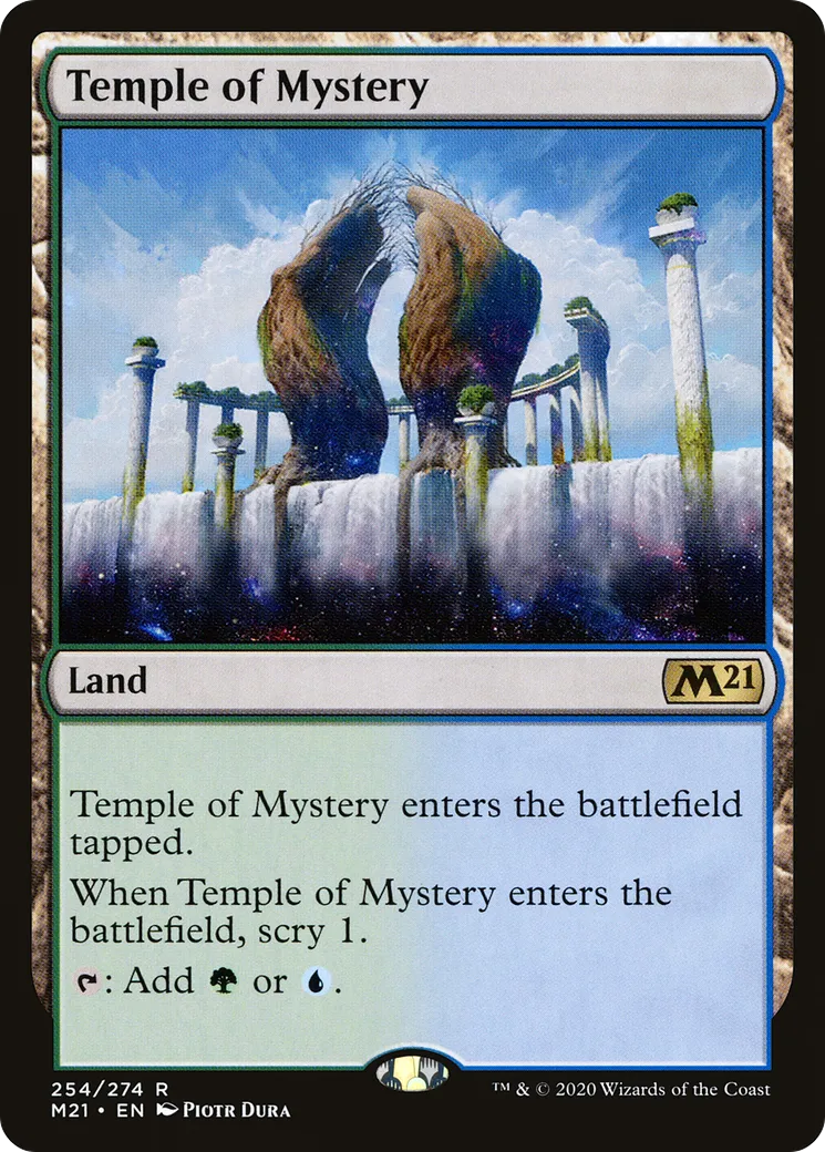 Temple du mystère — Core Set 2021 — Magic: The Gathering