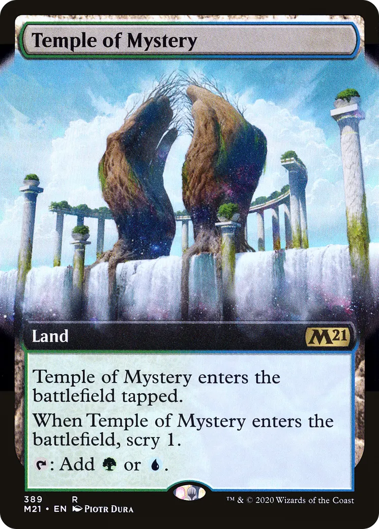 Temple of Mystery — Core Set 2021 — Magic: The Gathering