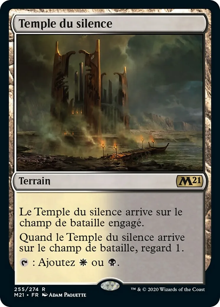 Temple du silence — Core Set 2021 — Magic: The Gathering