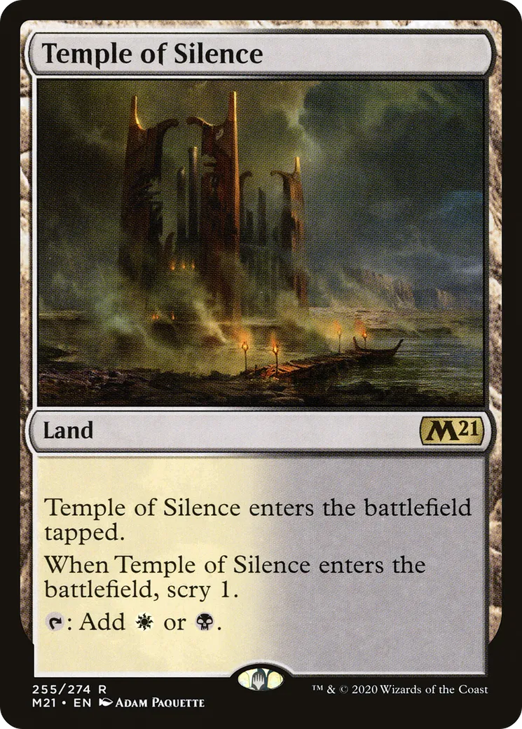 Temple du silence — Core Set 2021 — Magic: The Gathering