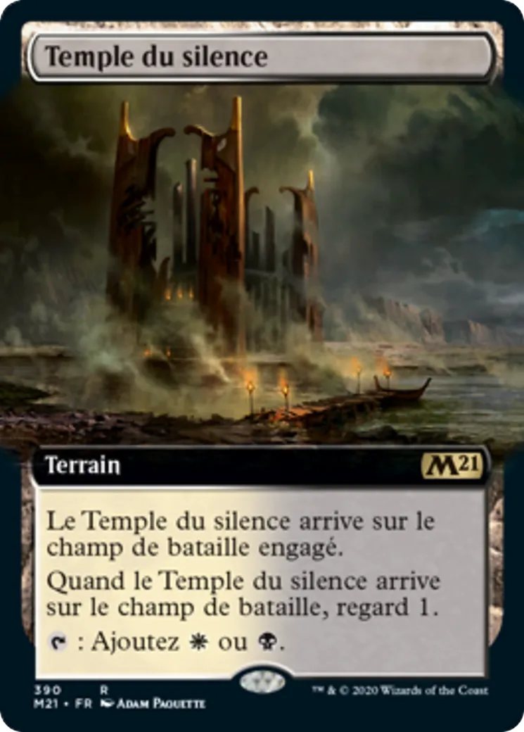 Temple du silence — Core Set 2021 — Magic: The Gathering