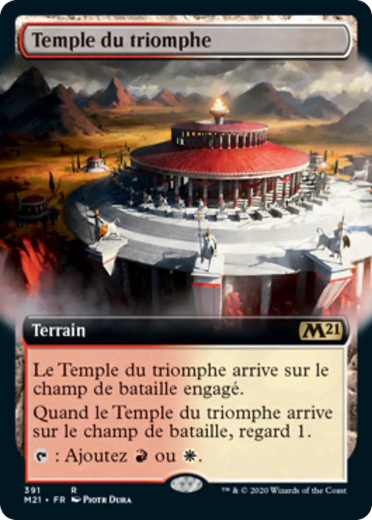 Temple du triomphe — Core Set 2021 — Magic: The Gathering