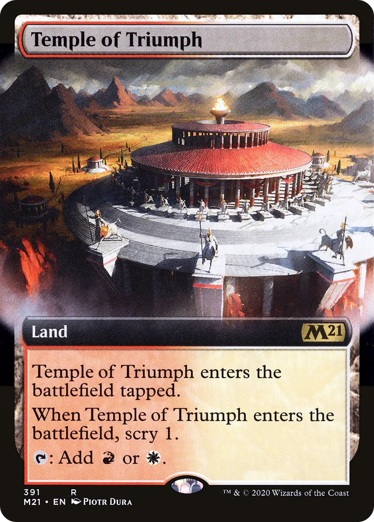 Temple of Triumph — Core Set 2021 — Magic: The Gathering