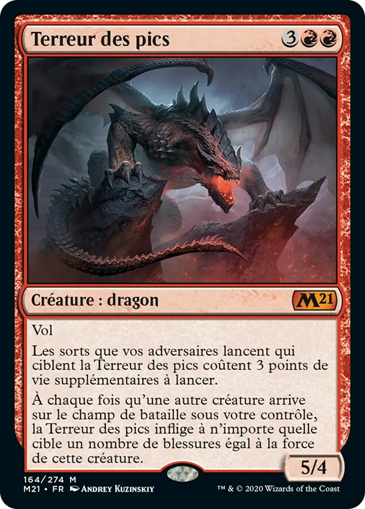 Terreur des pics from Core Set 2021 - Magic: The Gathering