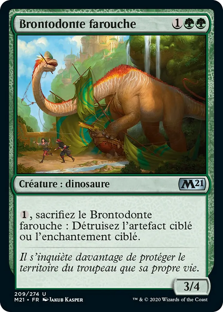 Brontodonte farouche — Core Set 2021 — Magic: The Gathering