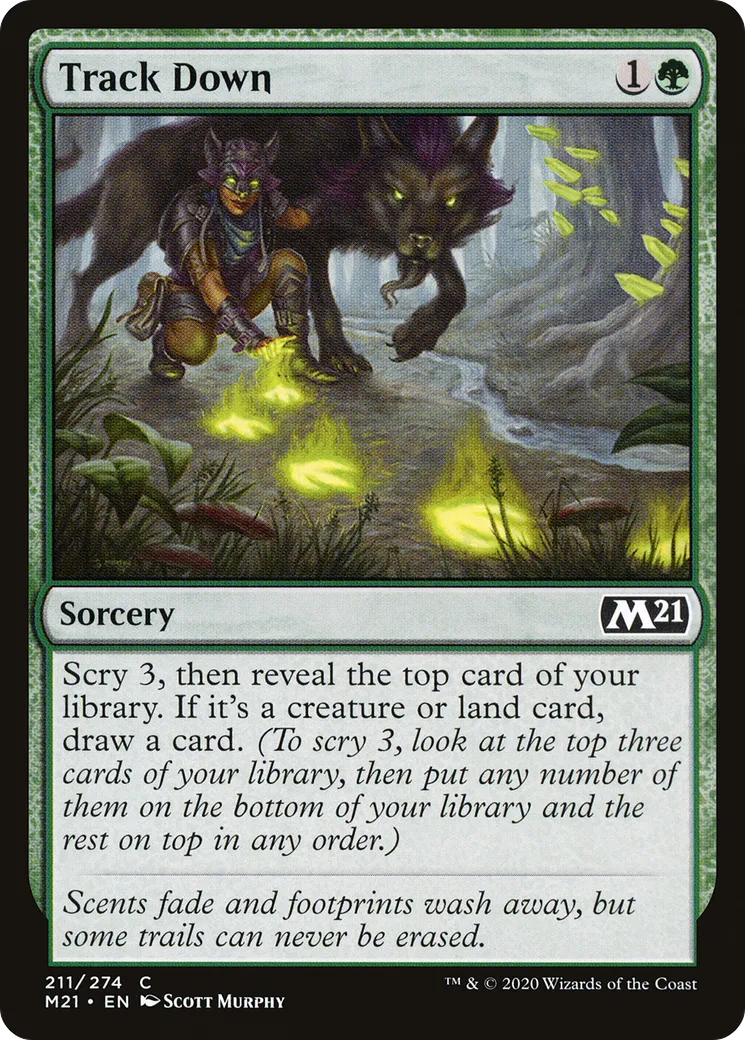 Track Down from Core Set 2021 - Magic: The Gathering