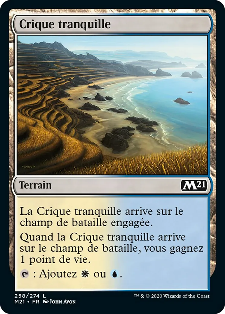 Crique tranquille — Core Set 2021 — Magic: The Gathering