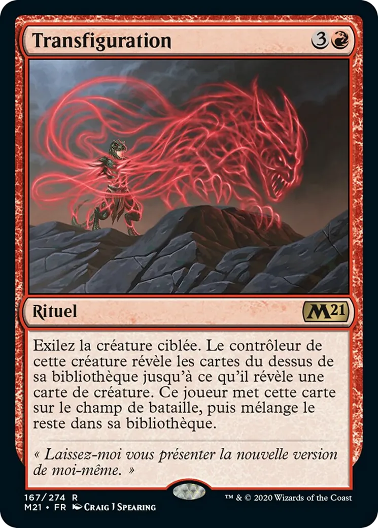 Transfiguration — Core Set 2021 — Magic: The Gathering