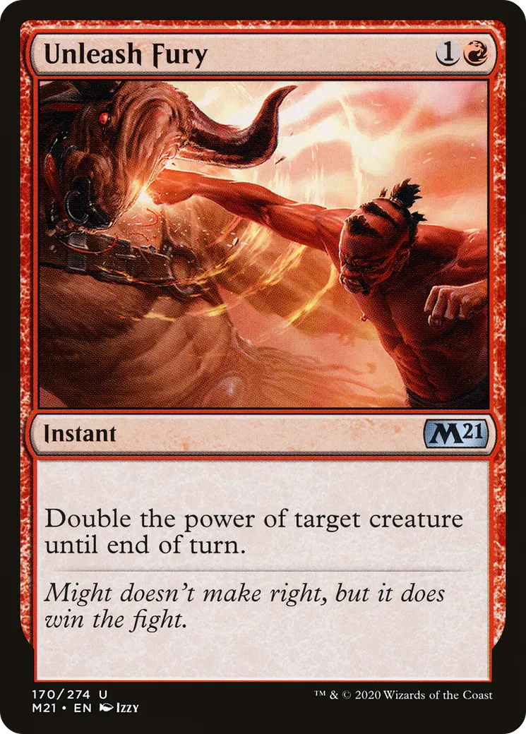 Unleash Fury — Core Set 2021 — Magic: The Gathering