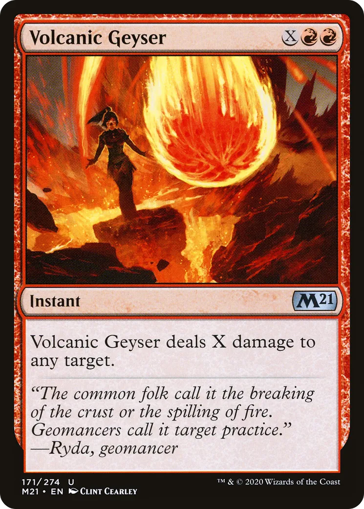 Volcanic Geyser — Core Set 2021 — Magic: The Gathering
