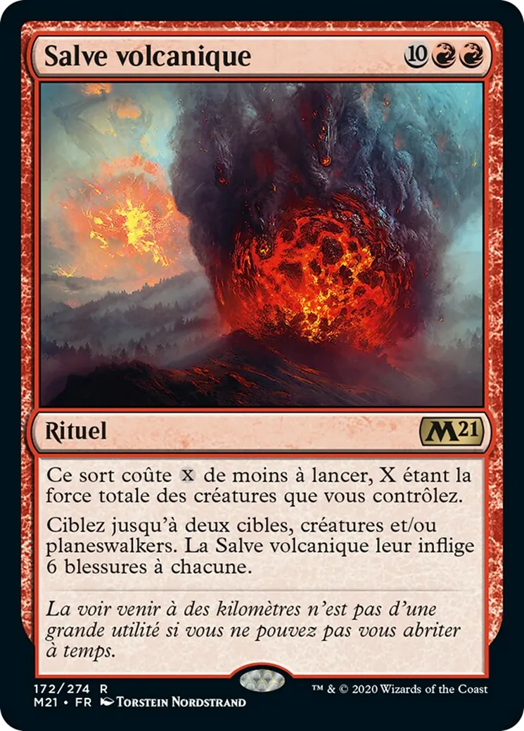 Salve volcanique — Core Set 2021 — Magic: The Gathering