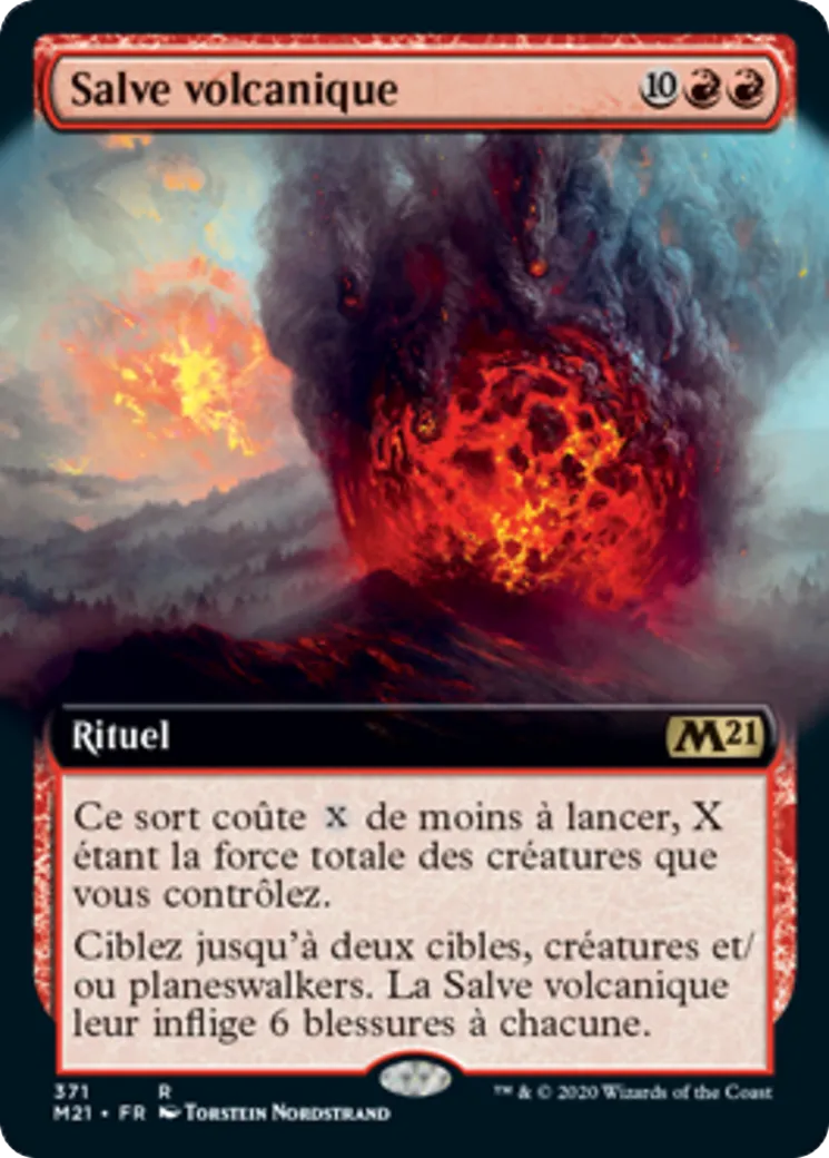 Salve volcanique — Core Set 2021 — Magic: The Gathering