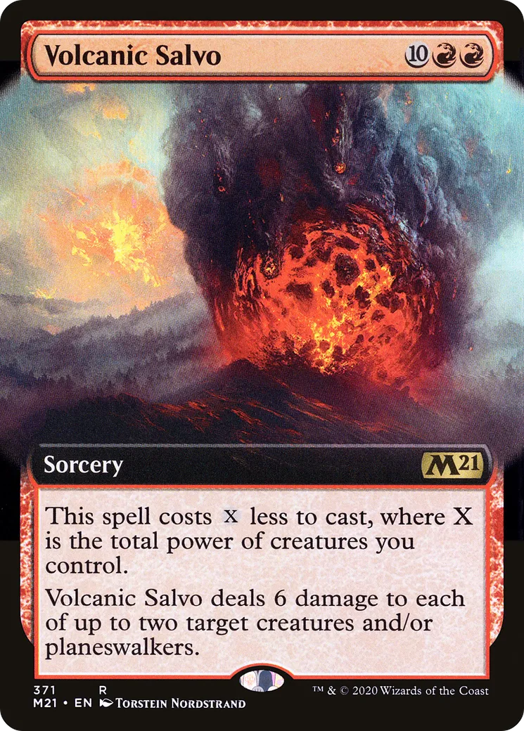 Salve volcanique — Core Set 2021 — Magic: The Gathering