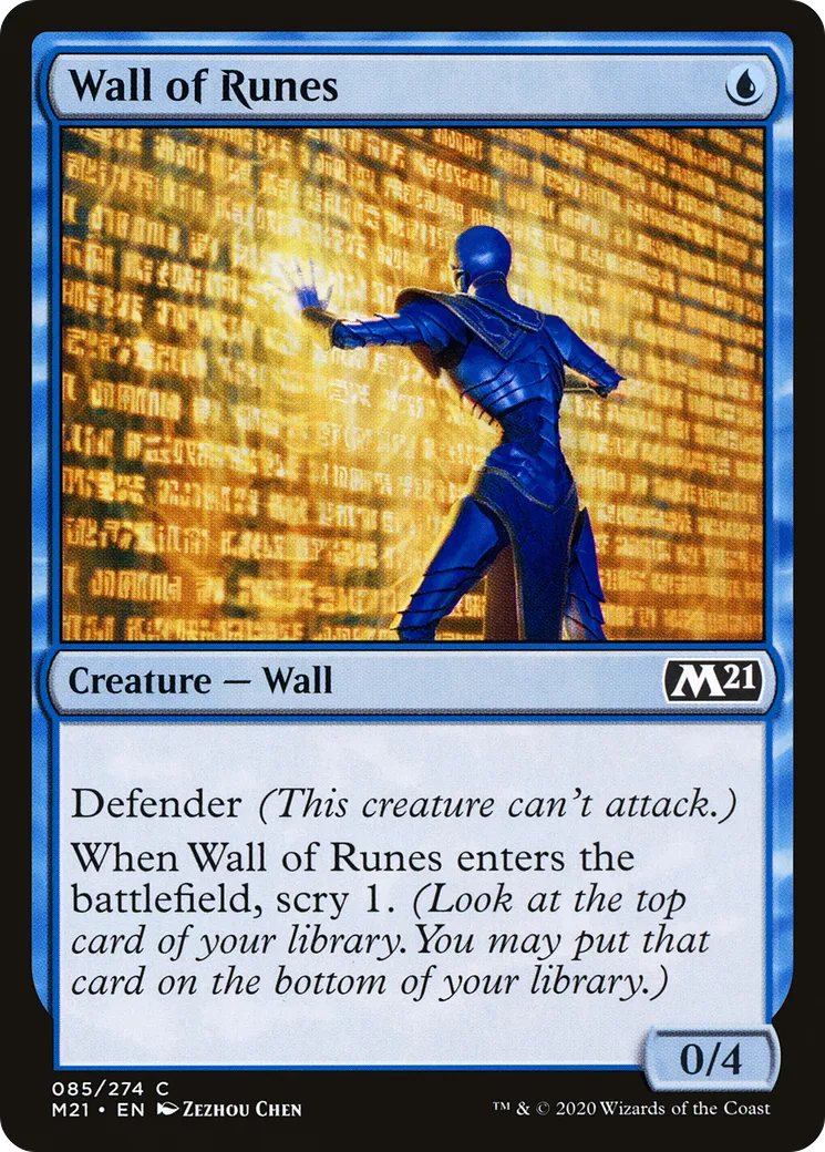 Mur de runes — Core Set 2021 — Magic: The Gathering