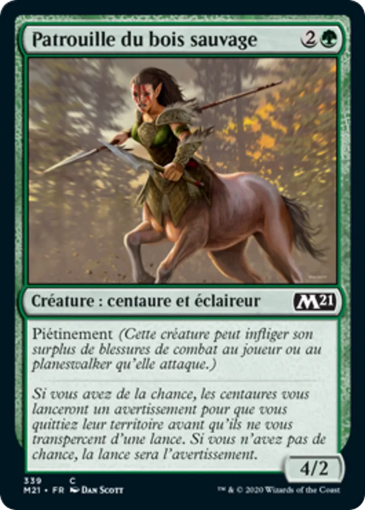 Patrouille du bois sauvage — Core Set 2021 — Magic: The Gathering