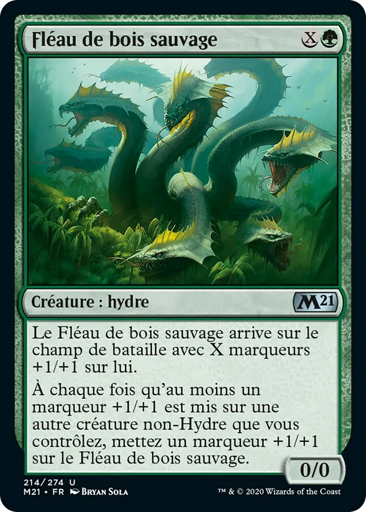 Fléau de bois sauvage — Core Set 2021 — Magic: The Gathering