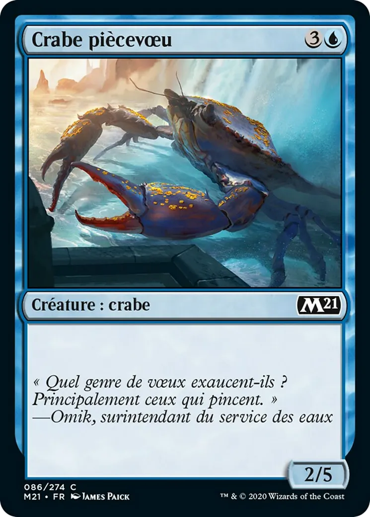 Crabe piècevœu — Core Set 2021 — Magic: The Gathering