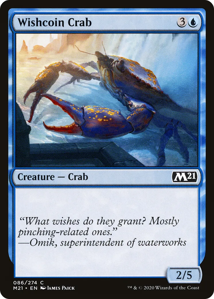 Wishcoin Crab — Core Set 2021 — Magic: The Gathering