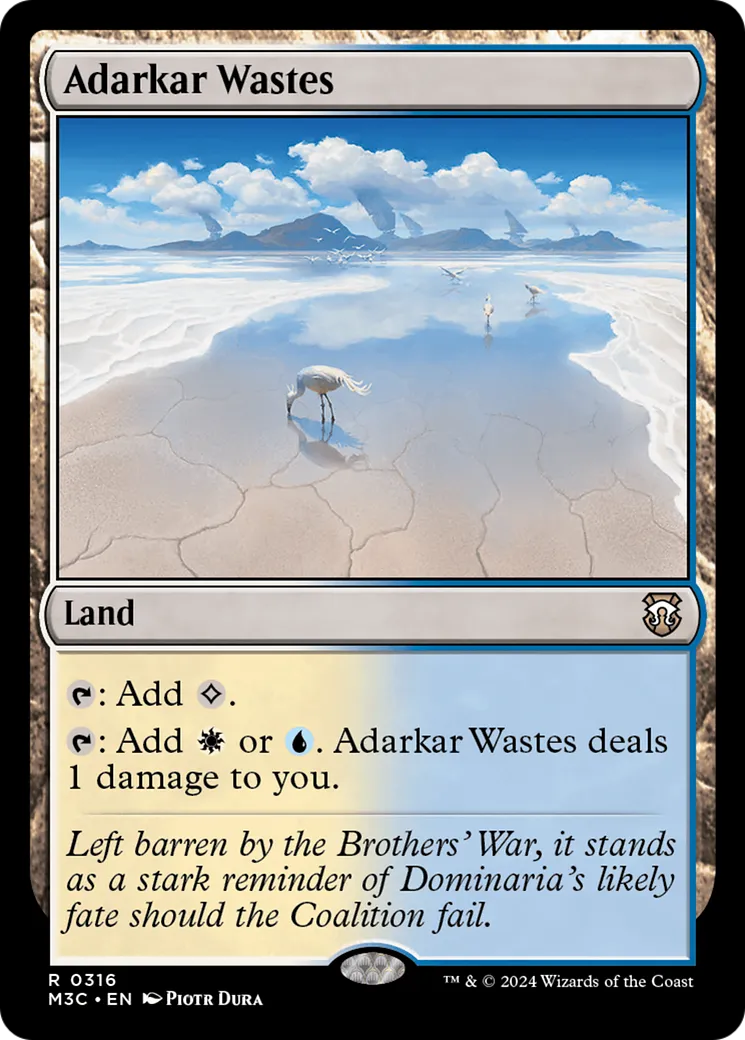 Adarkar Wastes — Modern Horizons 3 Commander — Magic: The Gathering